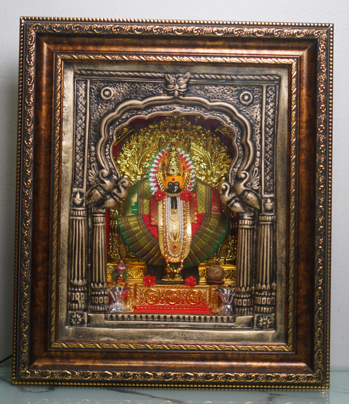 Mahalaxmi 3D Frame 18x20 | RED