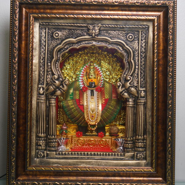 Mahalaxmi 3D Frame 18x20 | RED