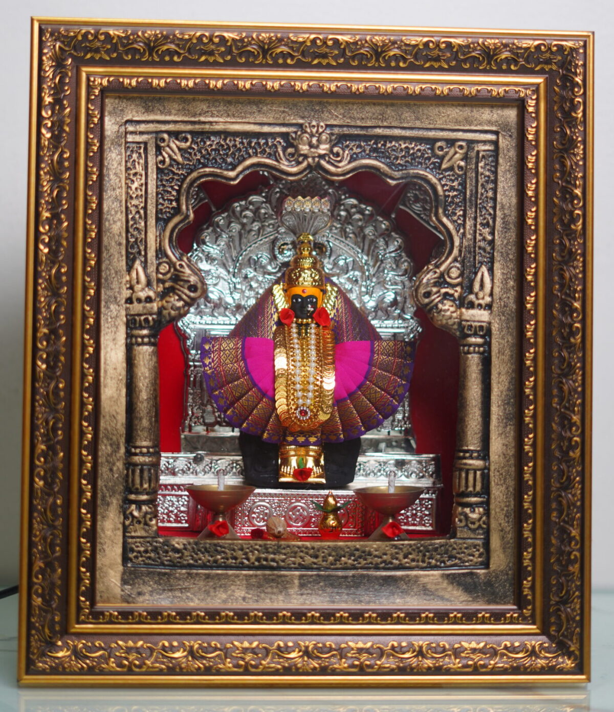 Mahalaxmi 3D Frame 13x15 | Pink
