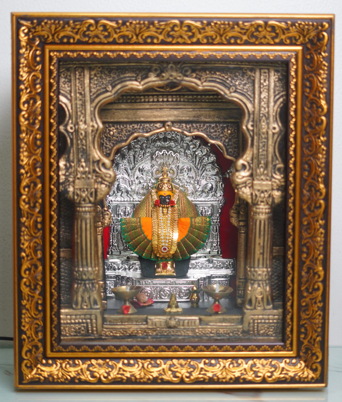 Mahalaxmi 3D Frame 18x20 | Yellow
