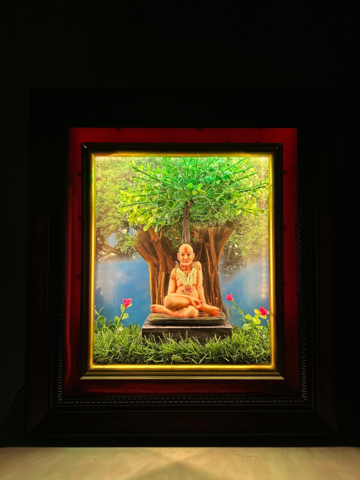 Swami Samarth 3D Frame